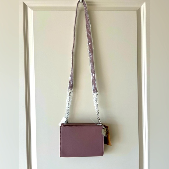 New With Tags Steve Madden Lilac Mauve Crossbody Bag - Picture 8 of 12